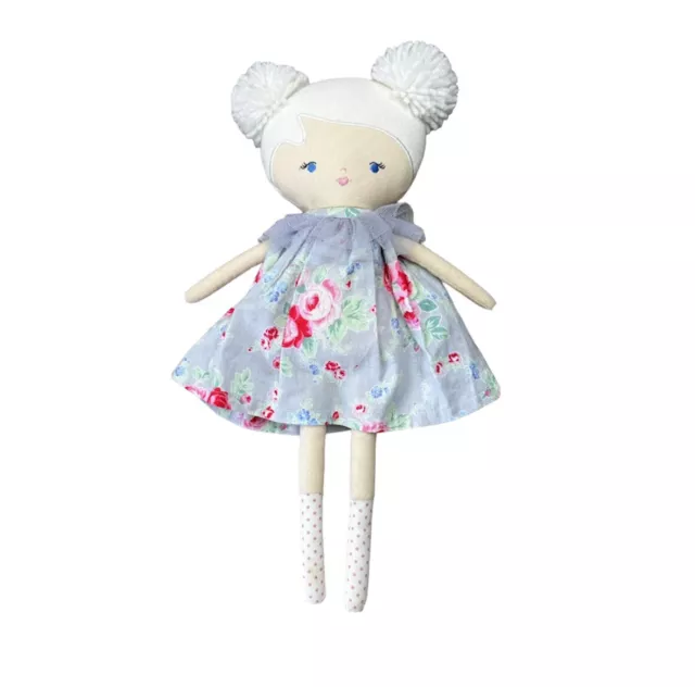 Alimrose Rag Doll 35cm Tall Floral Dress Cloth  Doll
