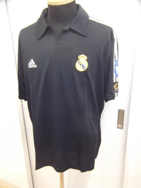 REAL MADRID 2001 2002 Large Away  UCL Jersey Camiseta Shirt Zidane Ronaldo Raul
