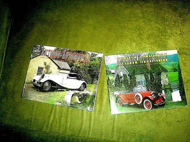 ANTIQUE AUTOMOBILE MAGAZINES - A PAIR (2) OCTOBER & APRIL 1984 rare' ISSUES