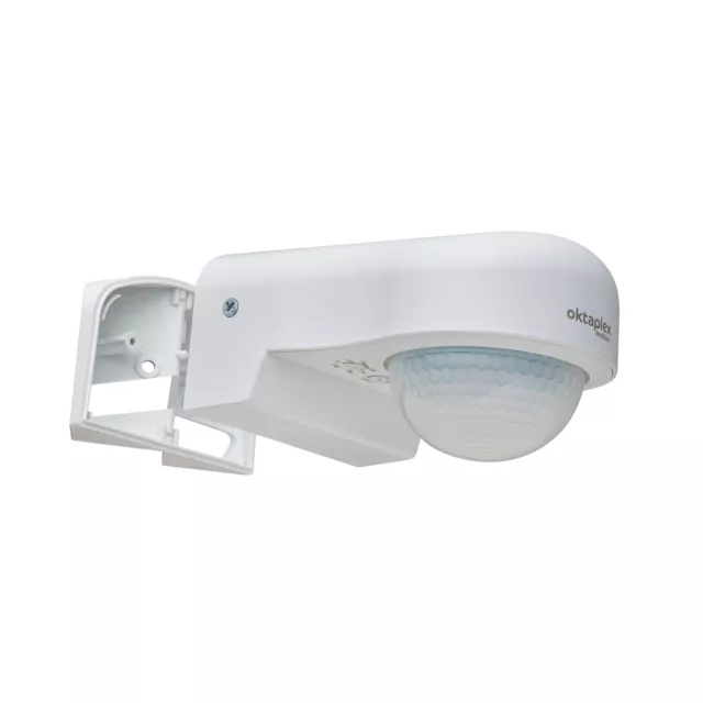 Infrarot Bewegungsmelder 240° Außen IP65 PIR-Sensor Infrarot Aufputz weiß