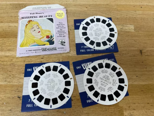 Vintage View Master Walzen Disney Dornröschen 1959