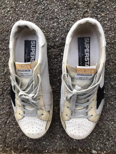 Golden Goose Mesh Superstar Sneakers Size 40