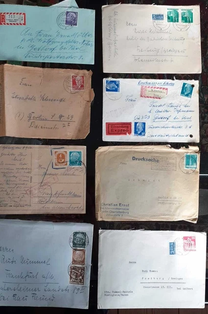 Ganzsachen Deutsches Reich DDR Notopfer Berlin Eilsendung Express gestempelt