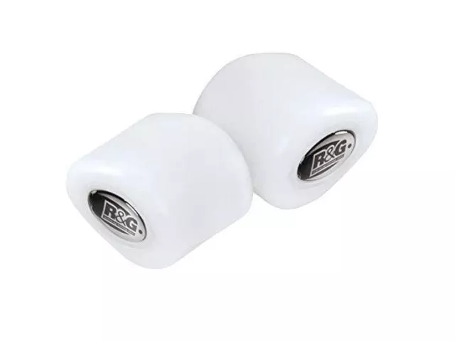 R&G Crash Protectors White - Aero Style (Race) Yamaha R7 2022