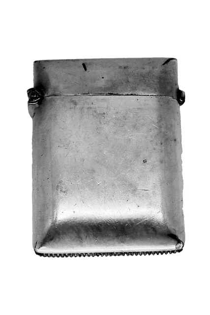 PY18 PYROGÈNE en argent massif (?) boite allumettes Vesta case match box silver EUR 15,00 - PicClick FR