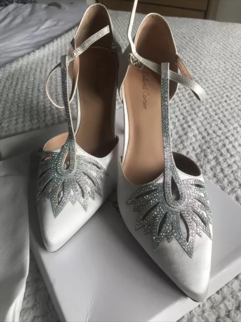 ROLAND CARTIER WEDDING Heels Size 8 25.00 PicClick UK