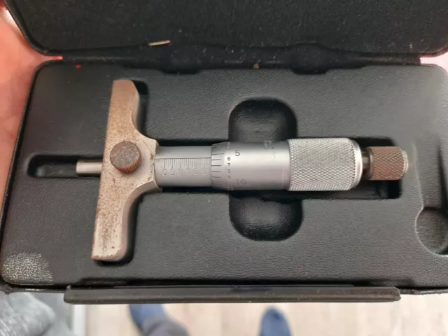 Moore And Wright Depth Gauge Micrometer