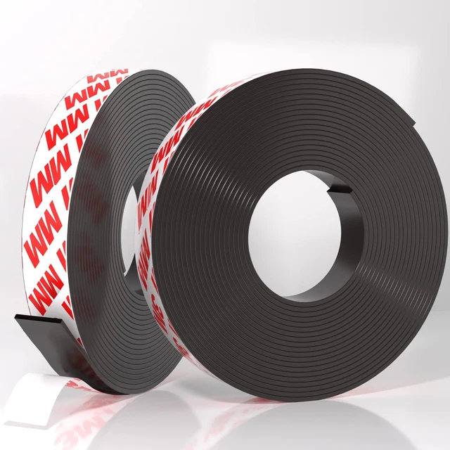 Magnetic Tape 30 Ft Magnetic Strip 1/2 Wide X 30 Feet Long With Strong
