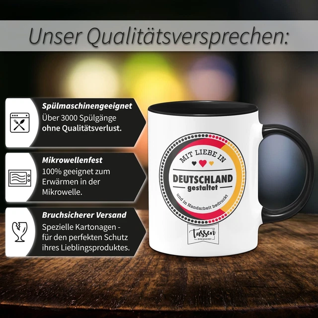 Tasse - Ich sah Dich Ich wollte Dich Ich bekam Dich - Ich liebe Dich Geschenk 3