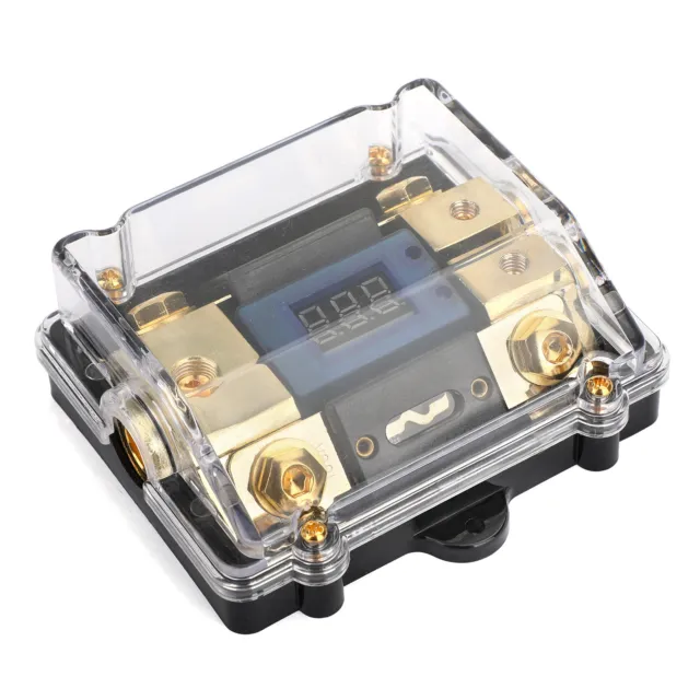Bloc distributeur audio Boîte à fusibles LED Display 1x0 IN 2x4GA OUT FuseBox E