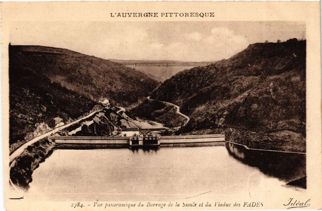 CPA AK Vu panoramique du Barrage de la SIOULE et du Viaduc des FADES (409809)
