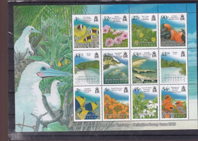 4722/ Bird Block ** Mnh Biot 2009 Fish Fauna Flora