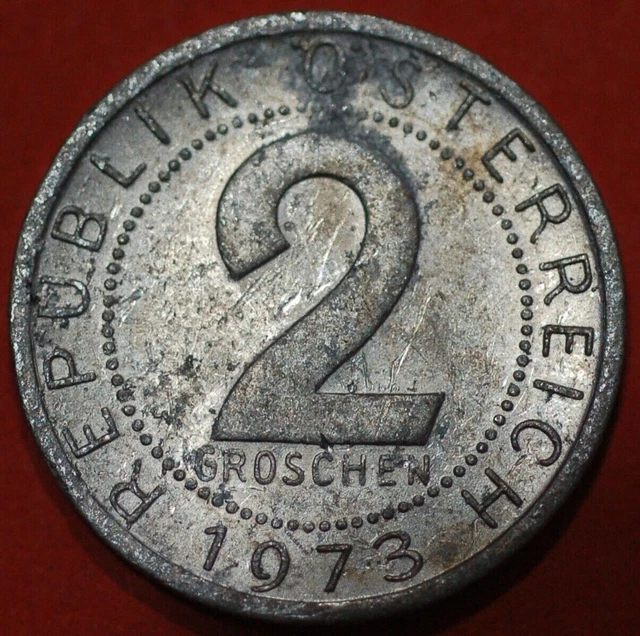 Austria 2 Groschen 1973 KM# 2876