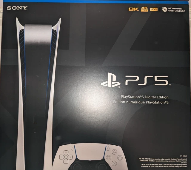 SONY PS5 PLAYSTATION 5 Console Digital Edition Game Console |BRAND NEW