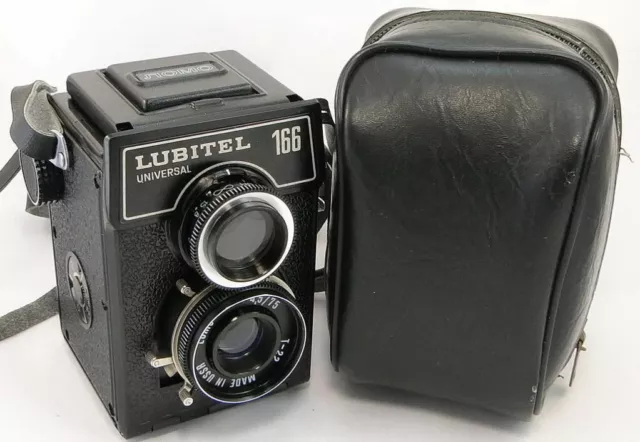 ⭐MINT⭐ 1991! LUBITEL-166 B UNIVERSAL Russian TLR Medium Format 6x6 LOMO Camera