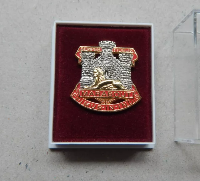 British Army The Devonshire and Dorset Regiment Lapel Pin Badge in Box