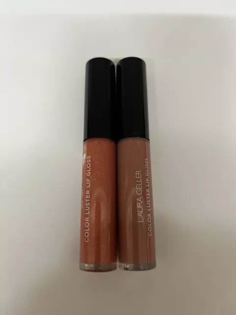 Laura Geller Duo Lip Gloss Set- Sugar Cane + Honey Caramel