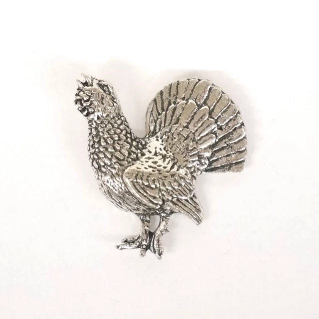 Urogallo Pin de Solapa Agujón Pin Aguja Adorno Decoración Nuevo