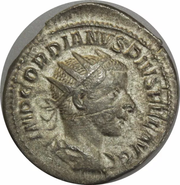 L9280 Rare GORDIAN III 238 244 AD AR Antoninianus Rome VIRTVTI AVGVSTI ->MO 2