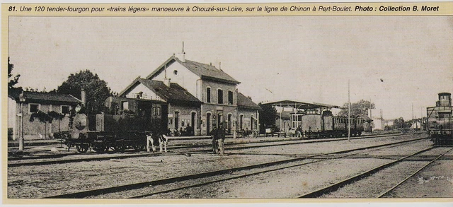 1999  --  EN GARE DE CHOUZE SUR LOIRE  FIN XIXe  3I791