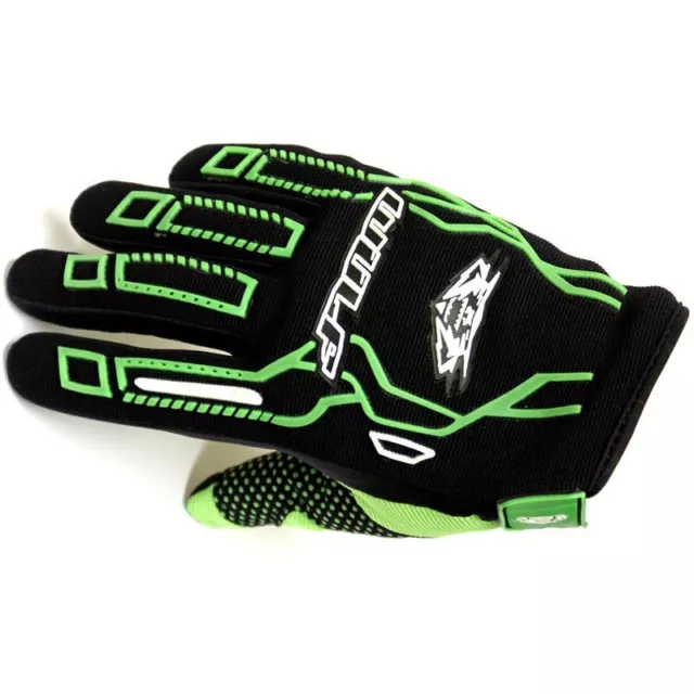 Wulfsport F10 green motocross Adult gloves size S-XXL motorbike mx MTB trial