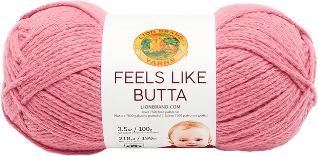 Lion Brand Feels Like Butta Yarn-Dusty Pink -215-140