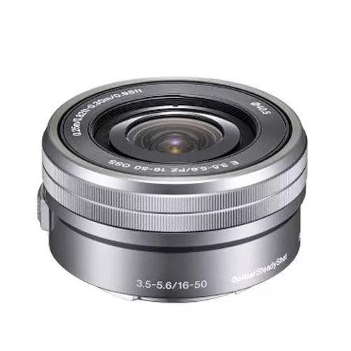 Sony E PZ 16-50mm F3.5-5.6 OSS E-mount Lens SELP1650 Silver Bulk
