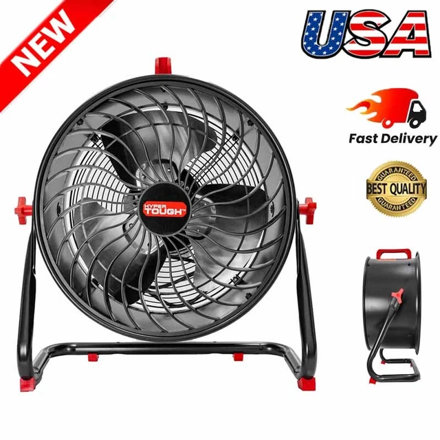 16'' TURBO DRUM Fan 2Speed Garage Shop Industrial Fan Tilted Portable