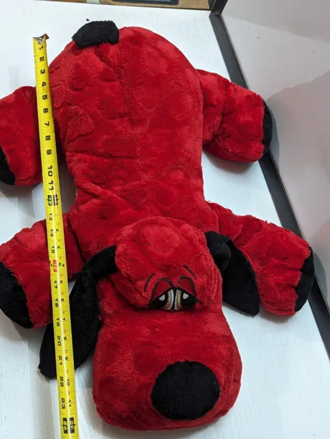24" Dan Dee Collectors Choice Red Valentine Floppy Puppy Dog With Hearts Plush