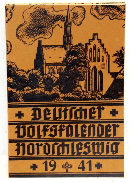 DEUTSCHER VOLKSKALENDER NORDSCHLESWIG 1941 - Minderheiten/Dänemark