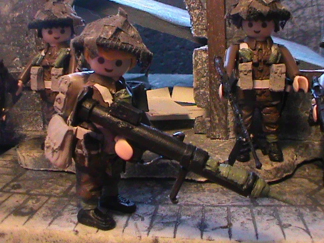 PLAYMOBIL CUSTOM UFFICIALE Dei Granatieri Waffen (Anzio-1944) Ref-0525