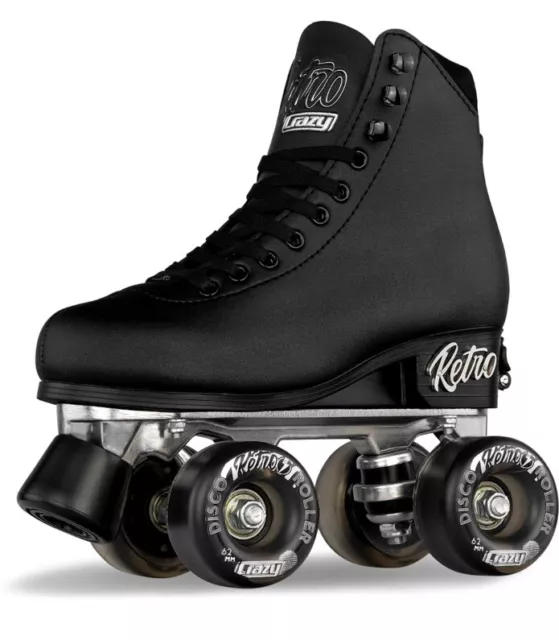 Crazy Skates Retro Roller Skates | Size Adjustable