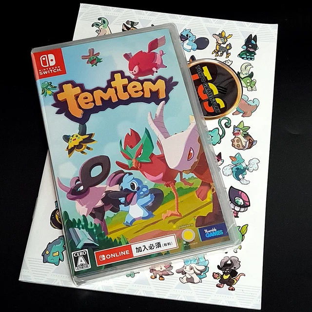 TemTem Deluxe Edition +Book Switch Japan Physical Game In EN FR DE ES Ch Kr New