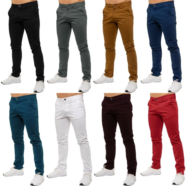 Pantalon Chino Dockers Slim Homme - Bleu Nuit Taille W34 L32 - Coton Stretch