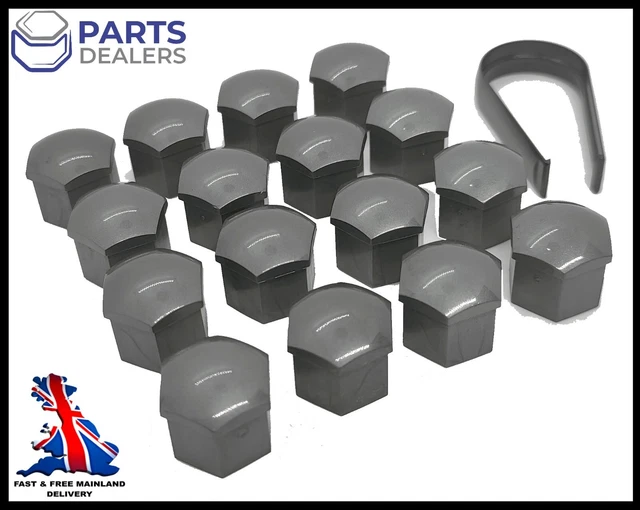 GENUINE MG MG3 MG4 MG5 ZS HS WHEEL NUT COVERS BOLT CAPS 19mm x16 + TOOL