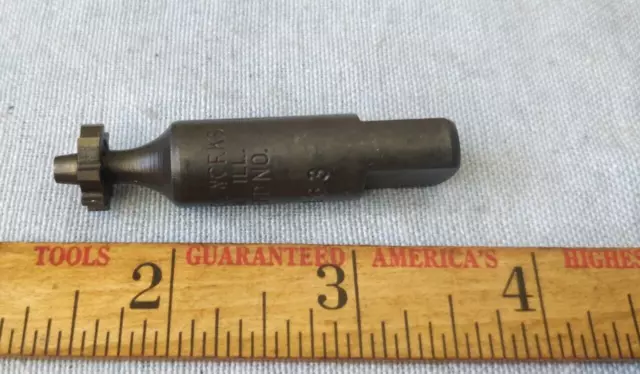 🇺🇸 Quality Tools Key Seat Cutter 1/2" x 1/8" No.3 / 404 woodruff key