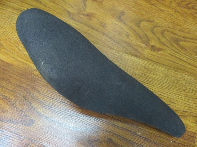 Vintage Peogeot Dark Brown Suede Leather Saddle