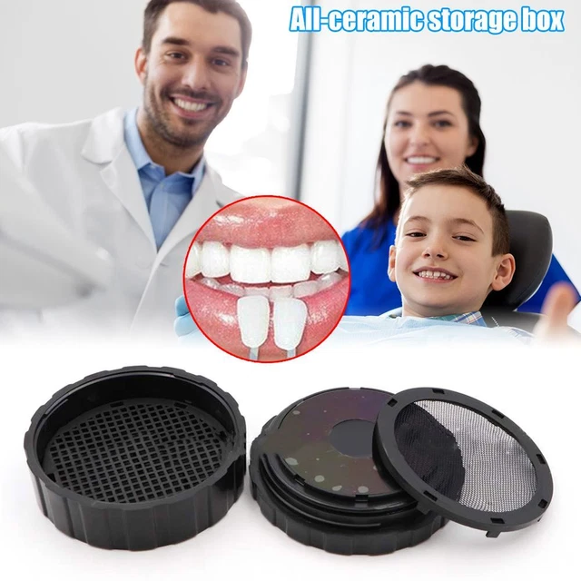 Box Porcelain Tooth Cleaning Box All-ceramic Storage Box Dental Veneer