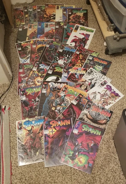 Spawn #1 to #50 Image Comics Todd McFarlane Spawn Comic Lot of 35 comics.