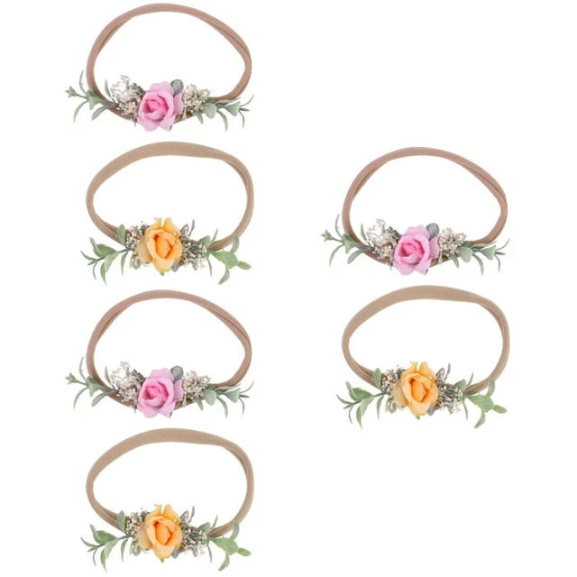 6 Pcs Flower Baby Air Hoop Hair Accessories Kids Kids Headband Summer