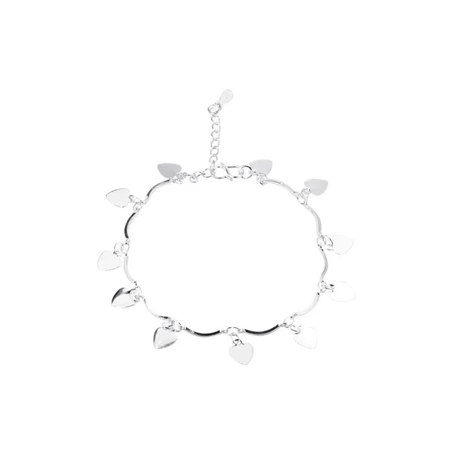 Bracelet Argent Love Hearts - Neuf Avec étiquettes, Envoi Immédiat Depuis La France