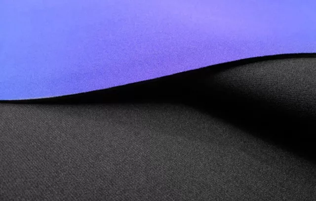 3mm neoprene fabric with one side bonded polyester fabric black blue gray  purple