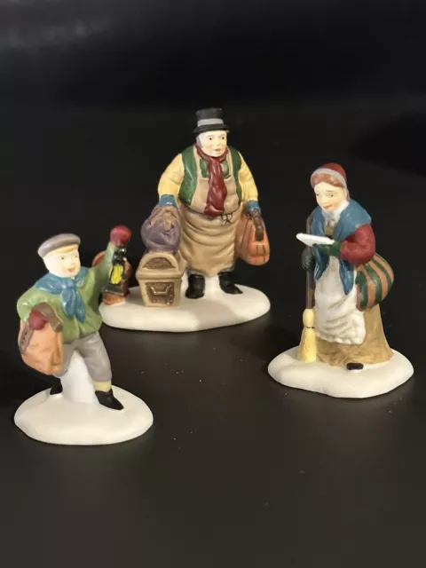 Dept 56 Heritage Dickens Village Series "Come Into The Inn" #5560-3 Set Of 3