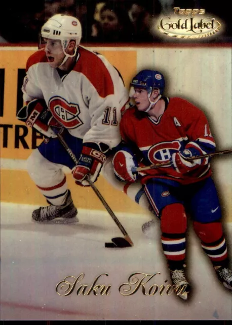 1998-99 Topps Class 1 GOLD LABEL #17 Saku Koivu MONTREAL CANADIENS