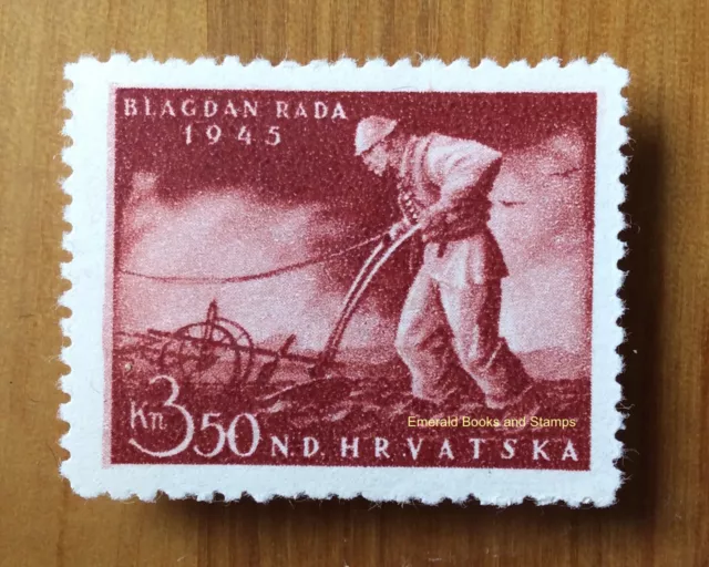 EBS Croatia Hrvatska NDH 1944 - Labour Day - Blagdan Rada - Michel 178 - MNH**