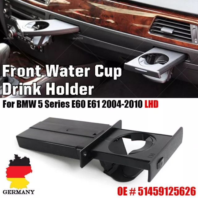 Getränkehalter Cupholder Beifahrerseitig Rechts Schwarz Für BMW E60 E61 2004-10