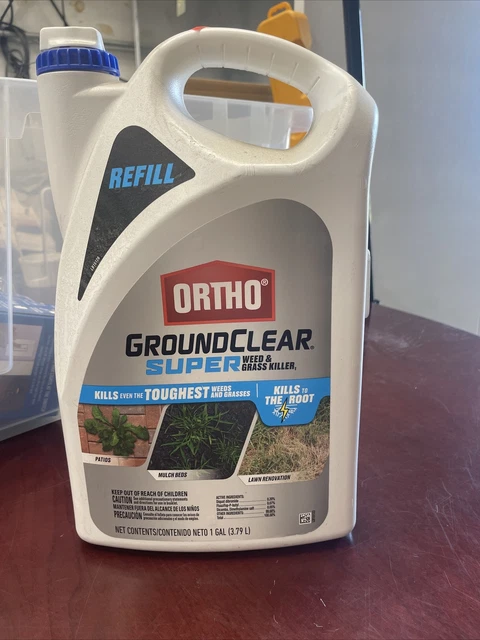 ORTHO GroundClear Super 1-Gallon Refill Jugs Weed and Grass Killer 2 GALLONS!!!