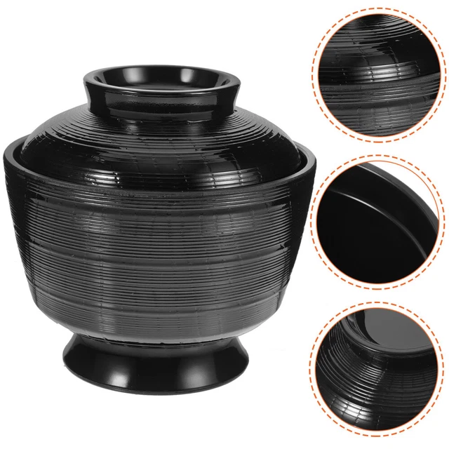 Ciotole Miso Giapponesi In Melamina - Set Da 3 Con Design Autentico