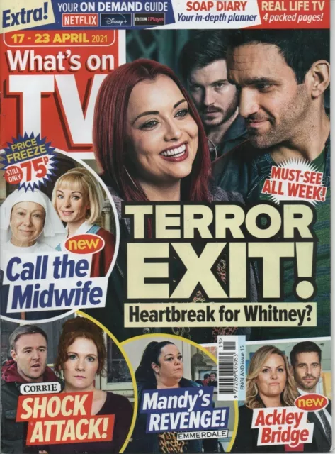 What's on TV 17 April 2021 EastEnders Whitney (Shona McGarty)