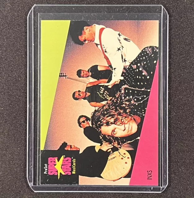INXS 1991 Pro Set Super Stars MusiCards Music Trading Card #55 PSA